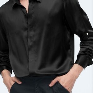 Men’s Silk Dress Shirt